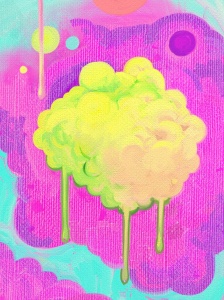 Cloud, 2013. digital painting, Artrage for iPad